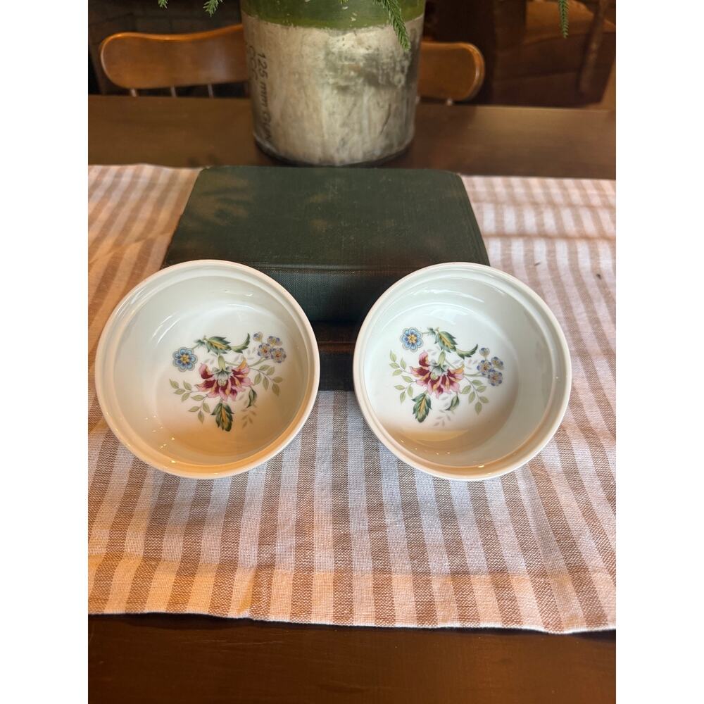 Vintage Andrea by Sadek Buckingham Pattern, set of 2 Ramekins 8805 - Picture 3 of 7